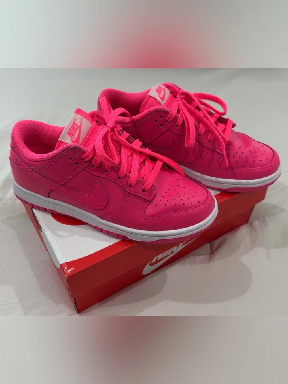 Nike Hot Pink Low- Dunk Sneakers